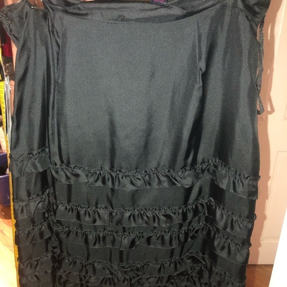 Ralph Lauren size 10 black silk  blend pencil skirt NWT - Picture 5 of 15